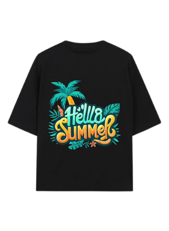 Summer Vibes t- shirt Black Back 48