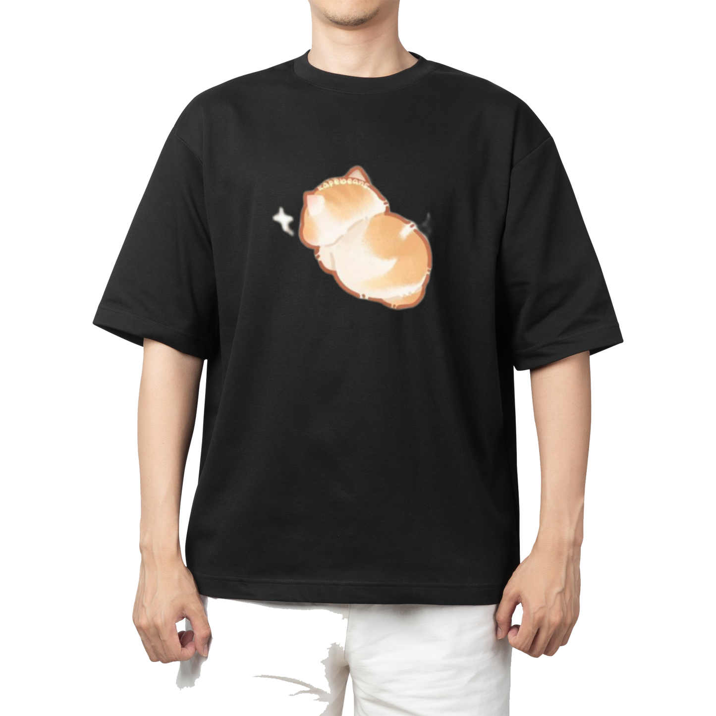 cat One Size t- shirt Black 48