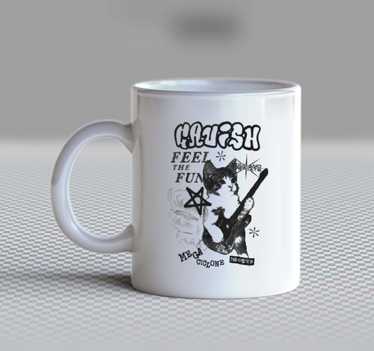 Feel the Funk Back text Mug 48