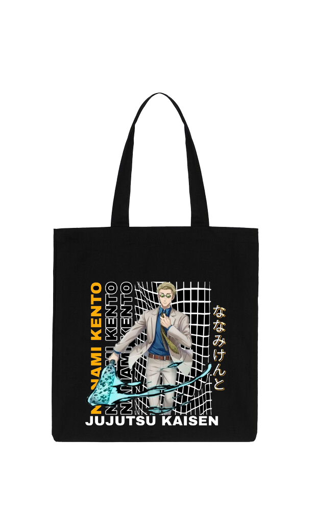 jujutsu kaisen GOJO  tote bag Black 48