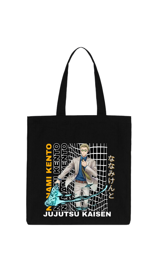 jujutsu kaisen GOJO  tote bag Black 48