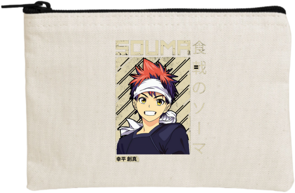 Shokugeki no Soma Sōma Yukihira wallet pencil case Beige 1