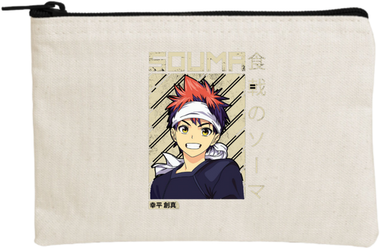 Shokugeki no Soma Sōma Yukihira wallet pencil case Beige 1