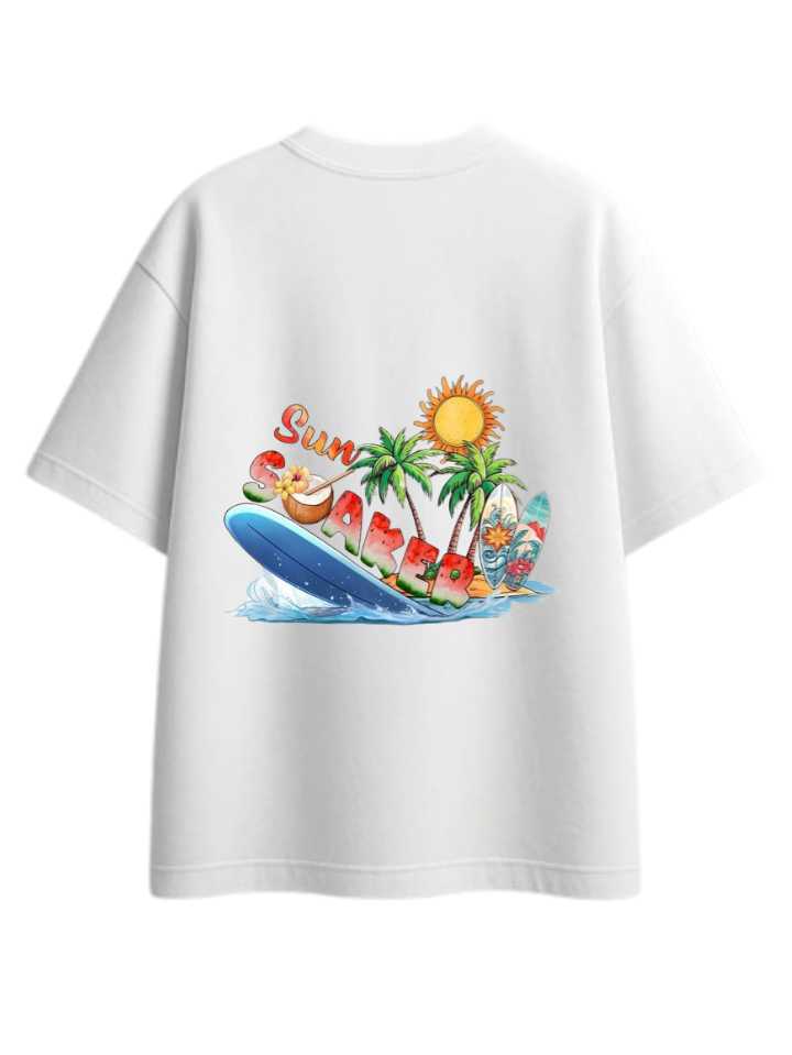 Summer Vibes t- shirt White Back 48