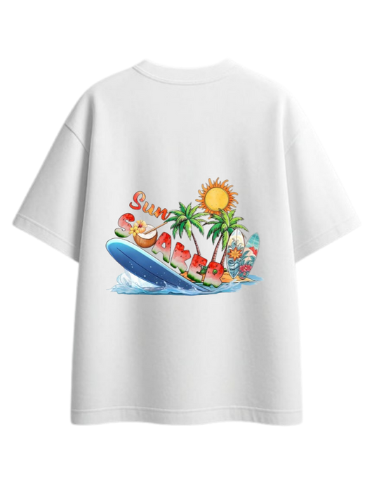 Summer Vibes t- shirt White Back 48
