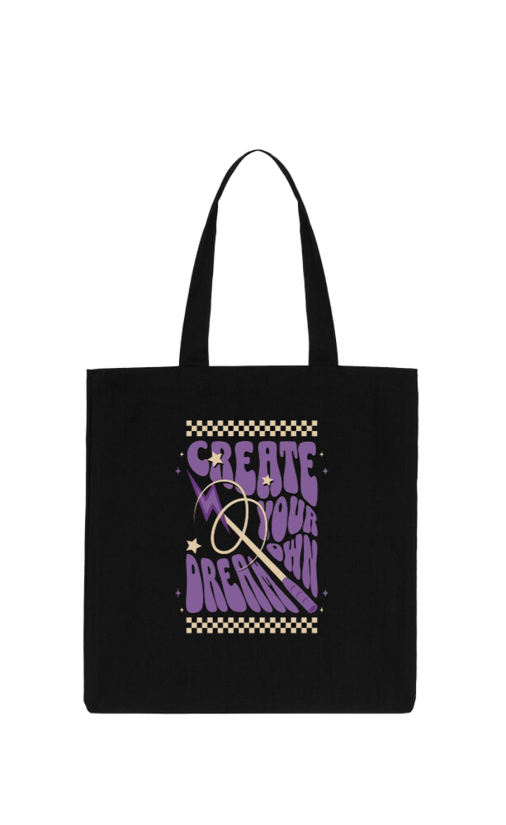 CREATE tote bag Black 48