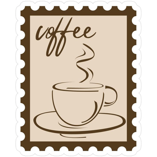Sticker coffee Postage Stamp 49