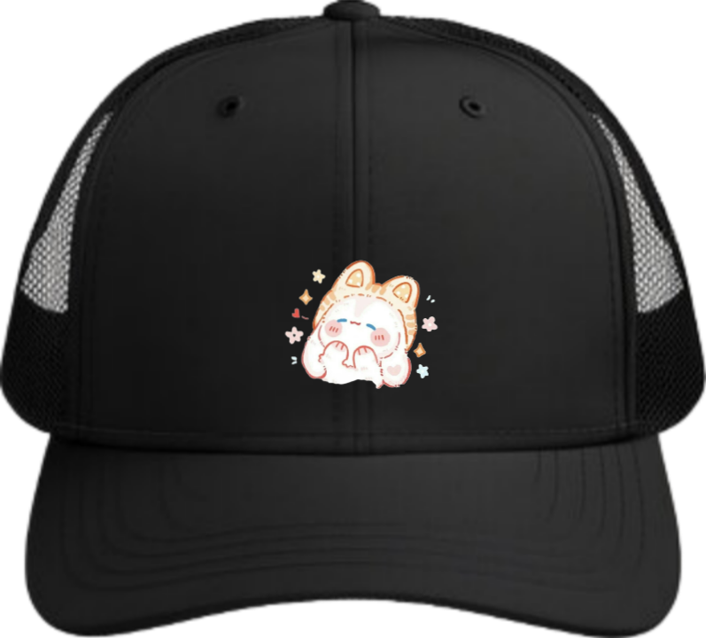 bunny Baseball cap Black 49