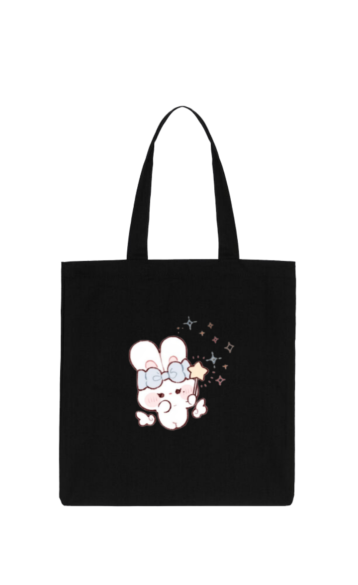 bunny tote bag White 49