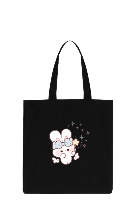 bunny tote bag White 49