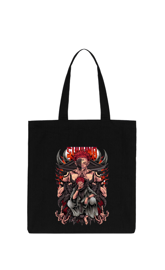 jujutsu kaisen GOJO  tote bag Black 49