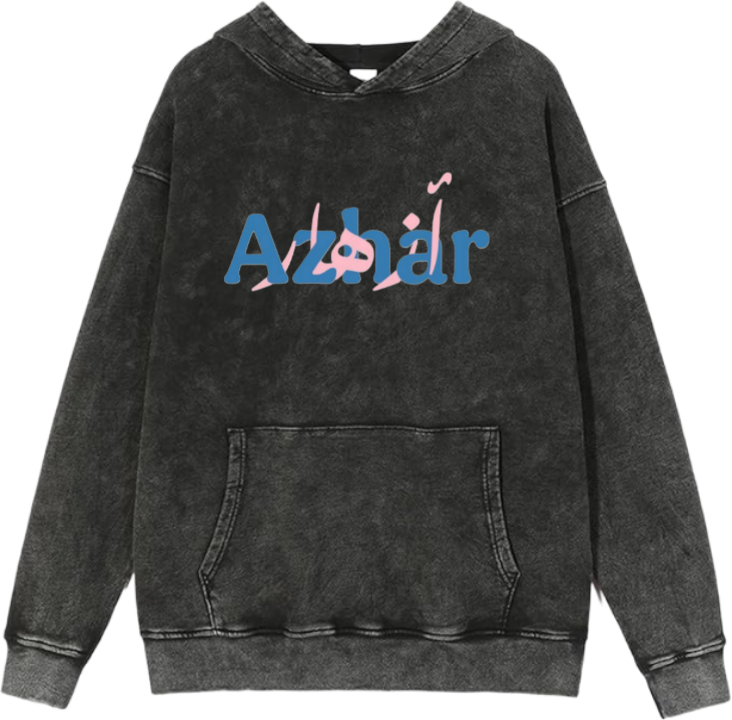 names One Size hoodie Washed aizihar 49