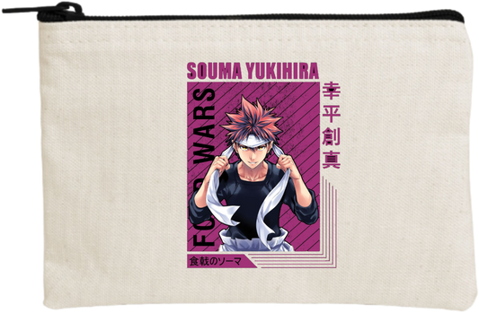 Shokugeki no Soma Sōma Yukihira wallet pencil case Beige 2