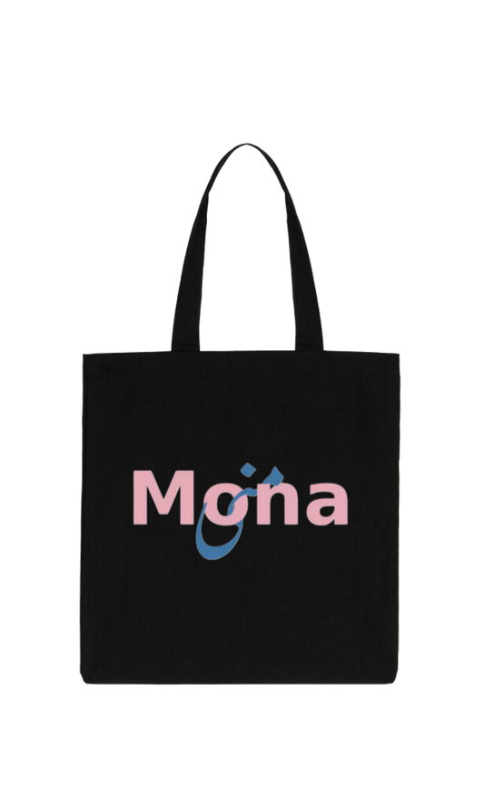 names tote bag Black Mona 49