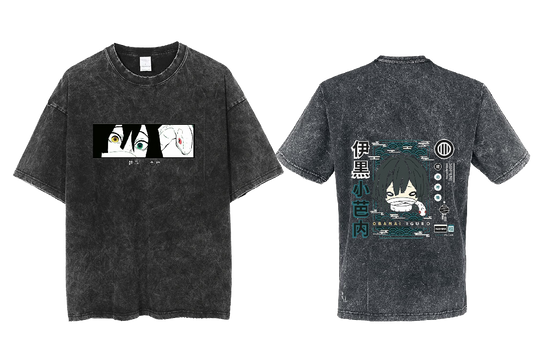 Anime Demon slayer nezuko tanjiro  One Size t- shirt Washed 49