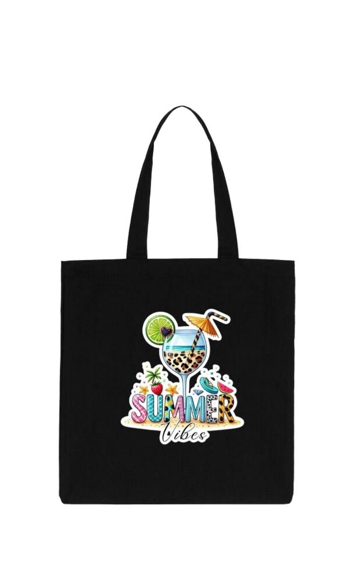 Summer Vibes tote bag Black 49