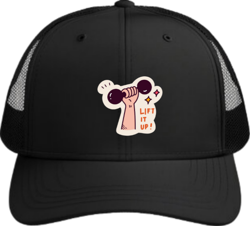 workout gym pilates Baseball cap Black 49