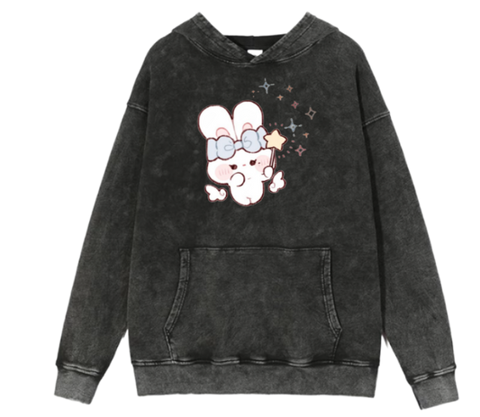 bunny Oversize Hoodie Washed 49