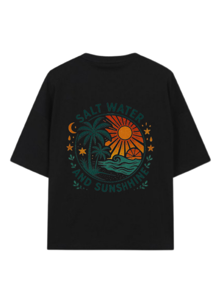 Summer Vibes t- shirt Black Back 49
