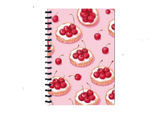Notebook Cherry tart seamless  49