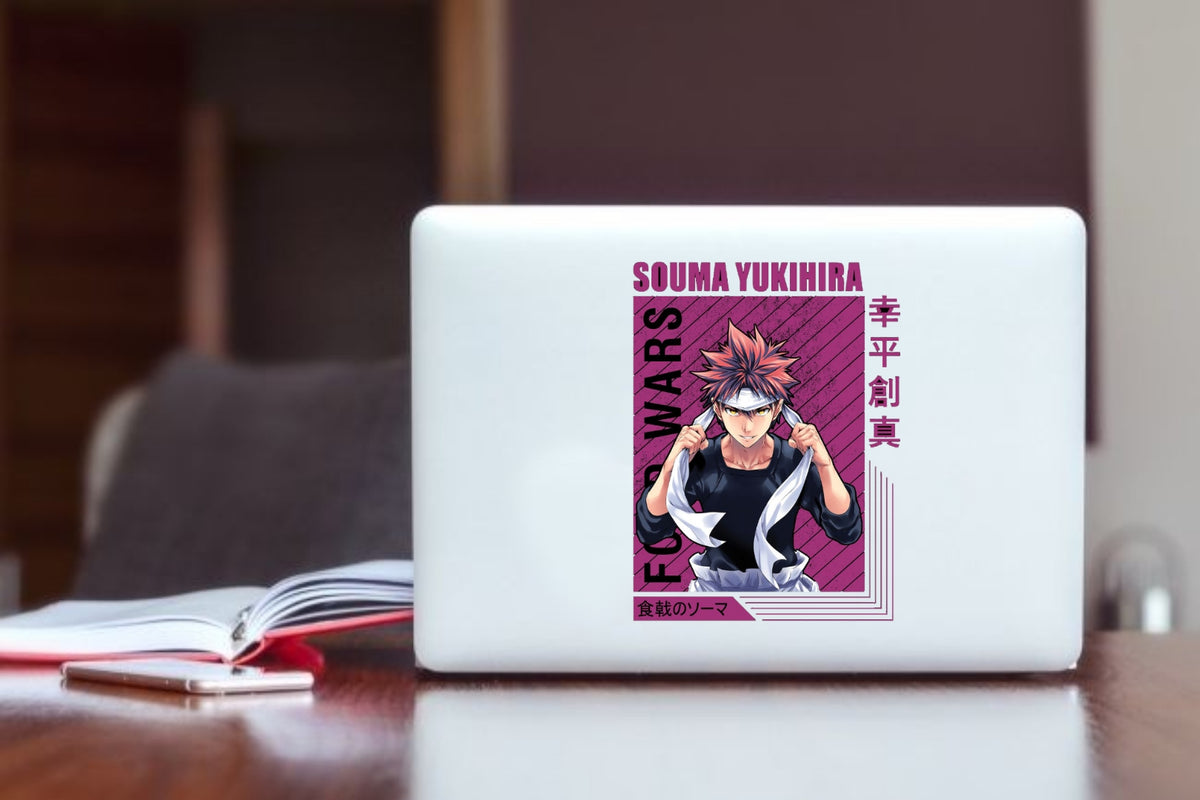 Shokugeki no Soma Sōma Yukihira Laptop Sticker 2