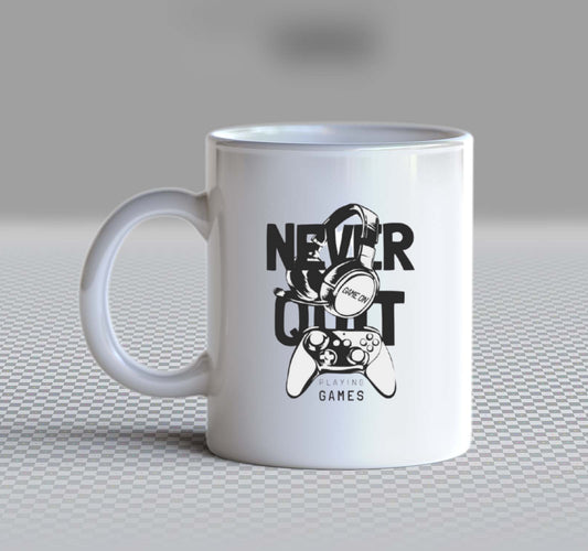 NEVER OT Back text Mug 49
