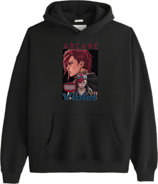 League of Legends Vi Over Size hoodie Black 6