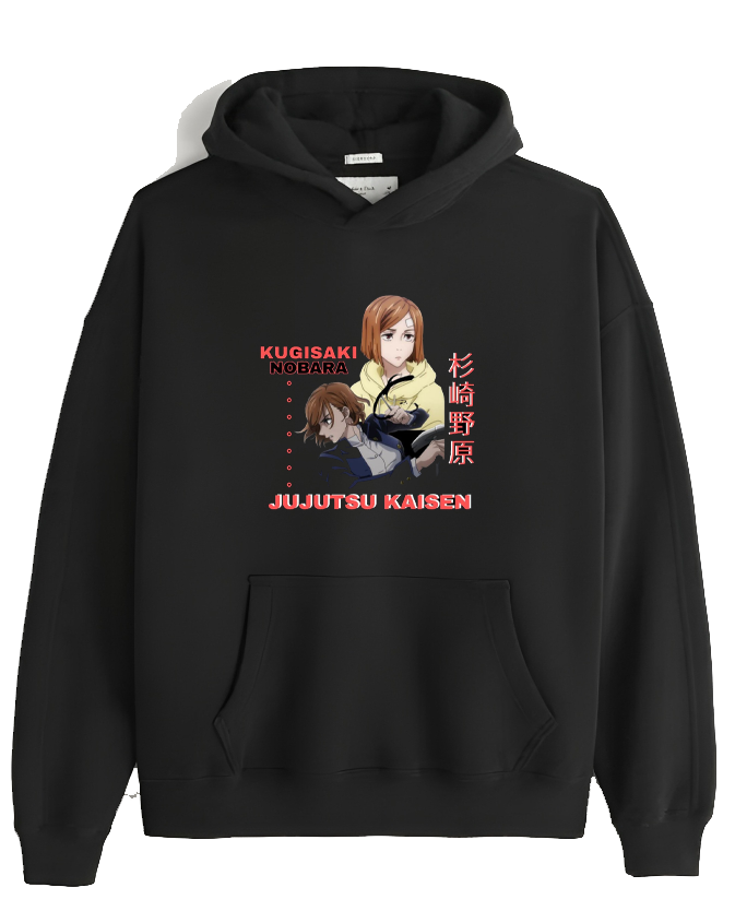 jujutsu kaisen GOJO Oversize  Hoodie Black 4