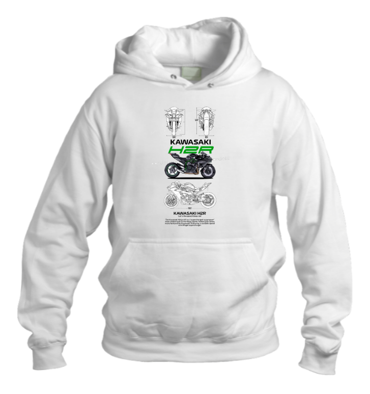 MOTOR CYCLE One Size hoodie White 4