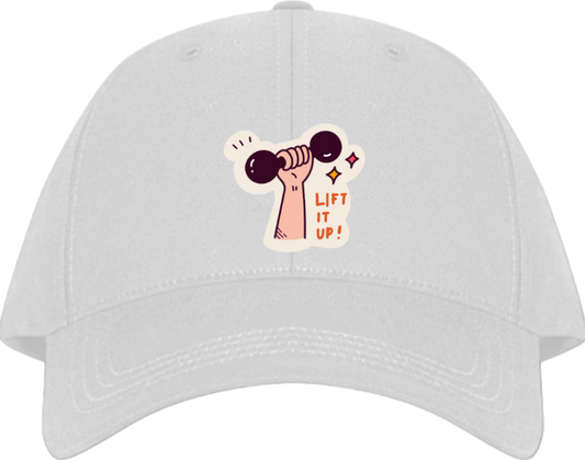 workout gym pilates Baseball cap White 4
