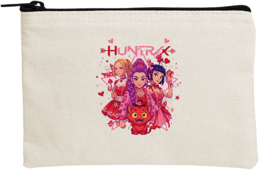 Hunterix kpop wallet pencil case Beige 4