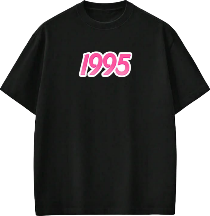 age t- shirt Black  1995