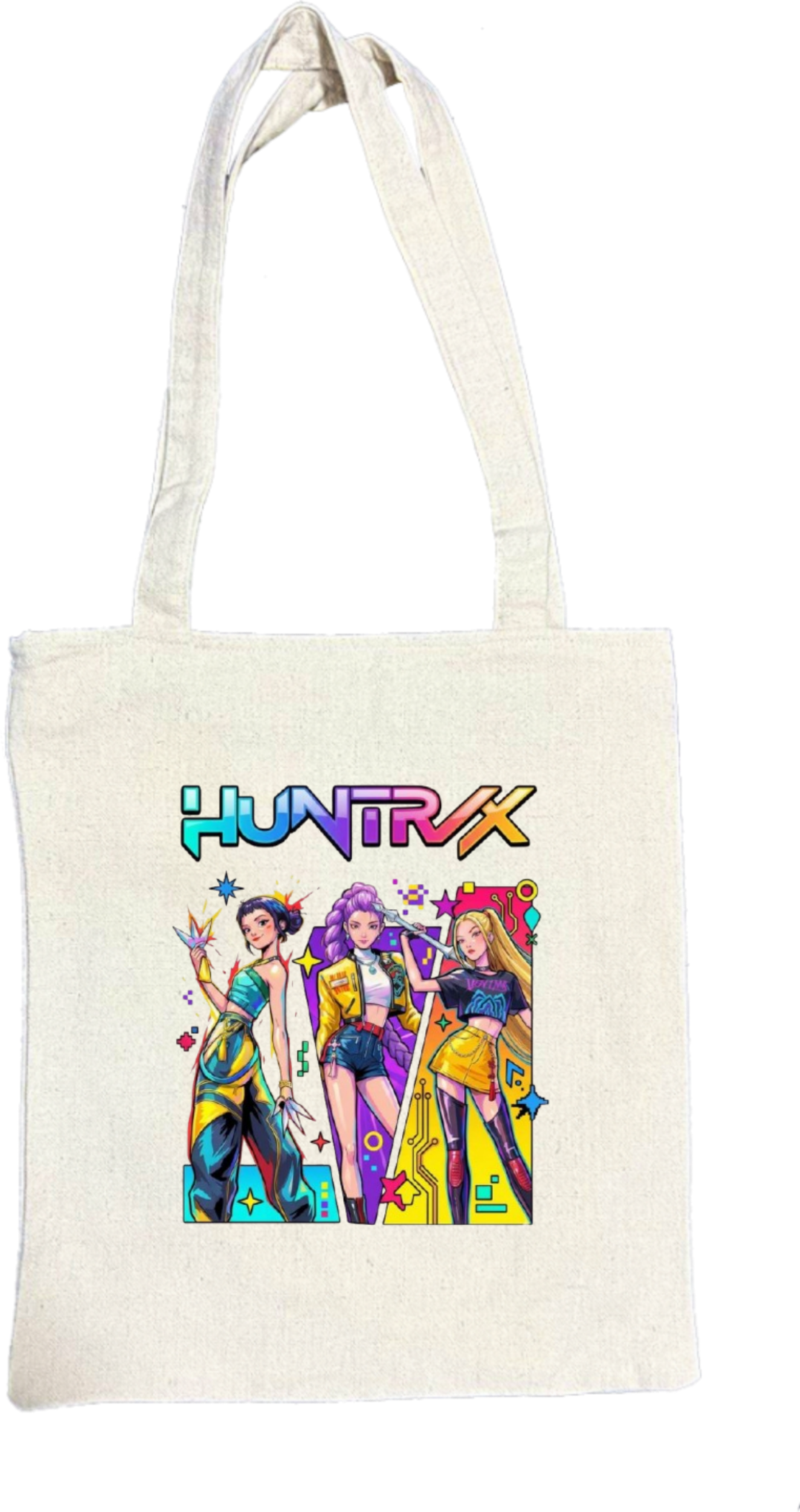 Hunterix kpop tote bag Beige 4
