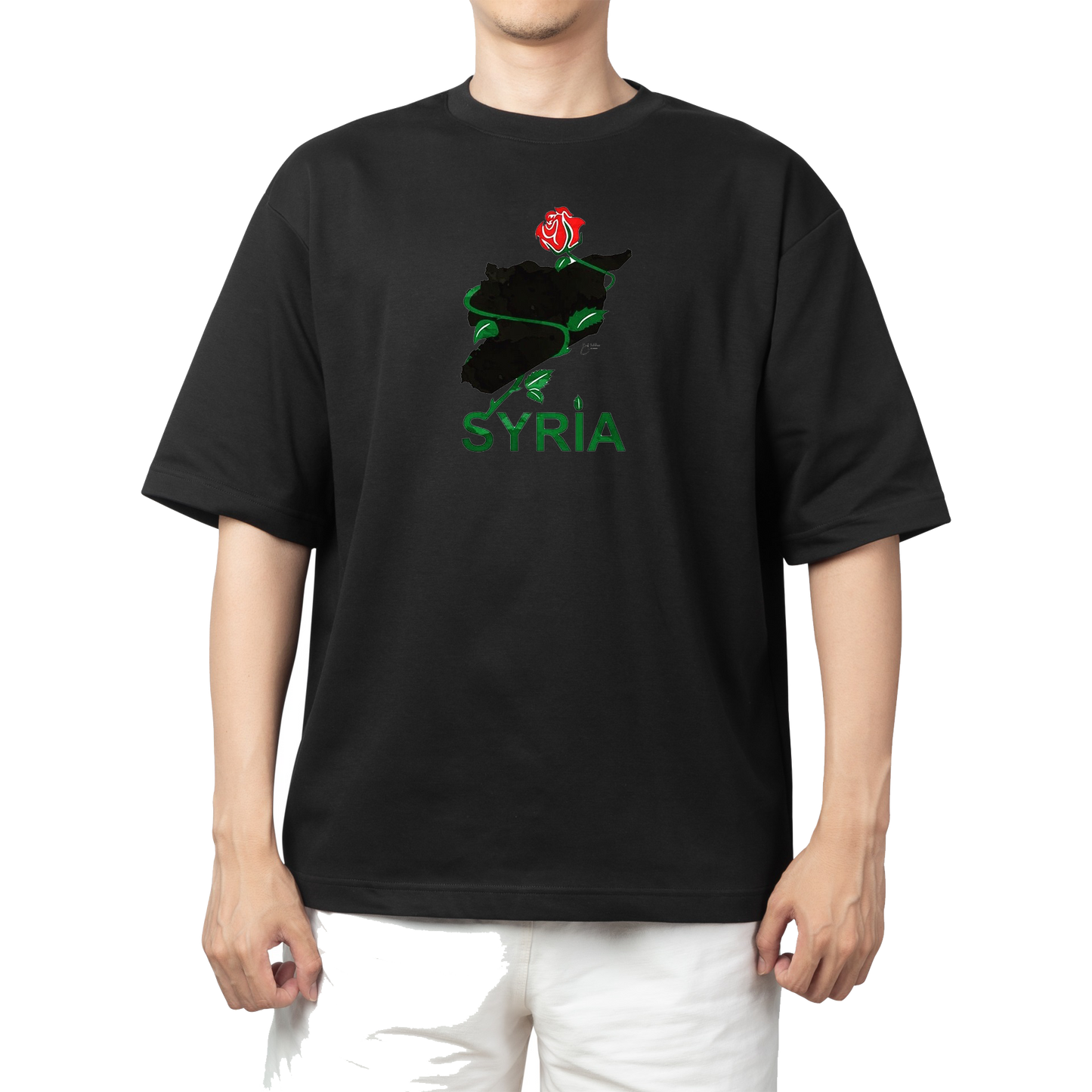 Syria t- shirt One Size Black 4