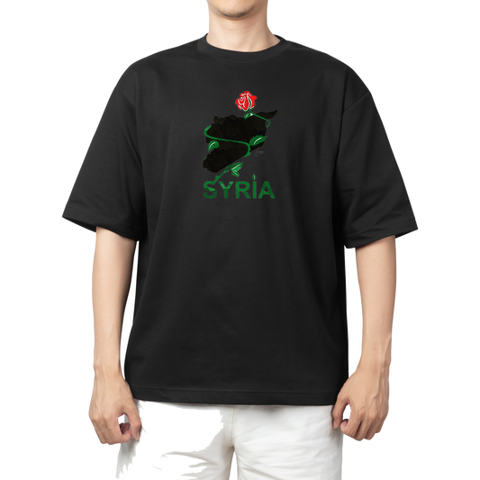 Syria t- shirt One Size Black 4