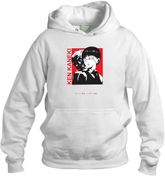 okyo Ghoul One Size hoodie White 4