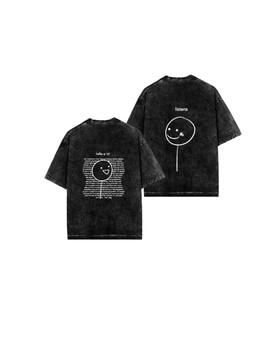 VaIentine coupIe One Size t- shirt Washd Cables 4