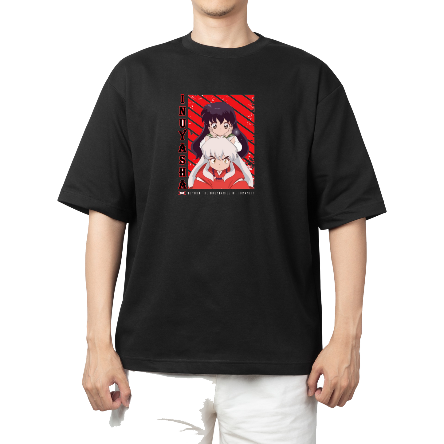 Inuyasha  t- shirt One Size Black 4