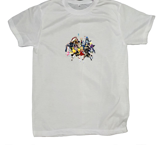 fairy tail t- shirt fat White 4