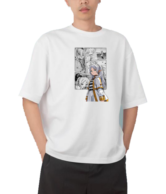 Frieren Beyond Journey's End t- shirt One Size White 4