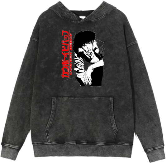 Cowboy Bebop Over Size hoodie Washed 4
