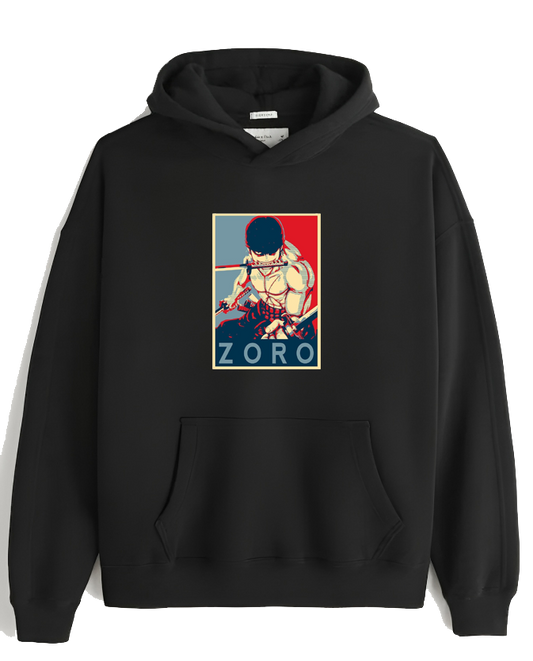 one piece One Size hoodie Black 4