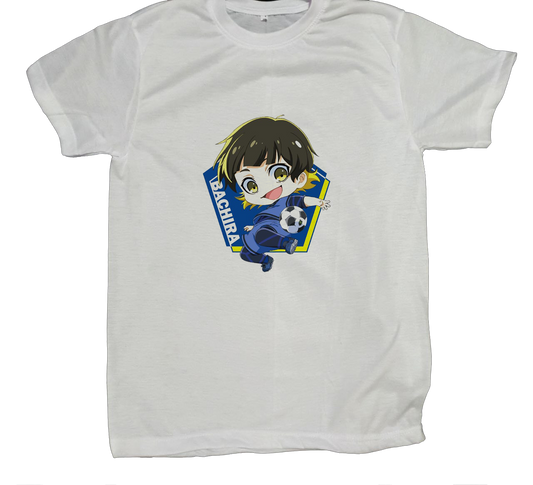 blue lock t- shirt fat White 4