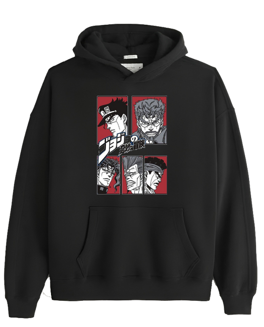 JoJo's Bizarre Adventure One Size hoodie Black 4