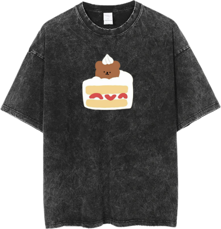 bear t- shirt Washed 4