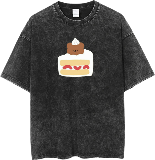 bear t- shirt Washed 4