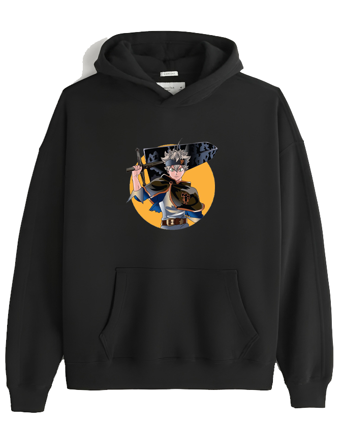Black clover One Size hoodie Black 4