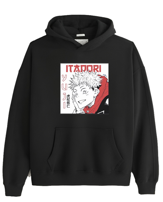 jujutsu kaisen GOJO Oversize  Hoodie Black 4