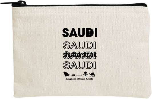 SaudIa Arabia saudi wallet pencil case Beige 4