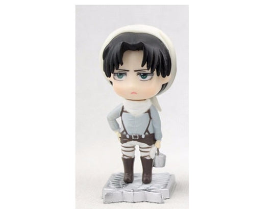 Anime Attack on titan action figure Levi 8cm